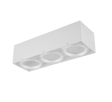   ΣΠΟΤ ΟΡΟΦΗΣ AR111 ΤΡΙΠΛΟ ΛΕΥΚΟ 150x450x120