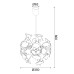 ΚΡΕΜΑΣΤΟ Φ/Σ 4ΧΕ14 ΠΑΙΔΙΚΟ ΔΙΑΣΤΗΜΑ Φ35ΧΗ80CM SPACE