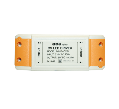 NETTO MINI PLASTIC 24W CV LED DRIVER 230V-24V 1A IP20