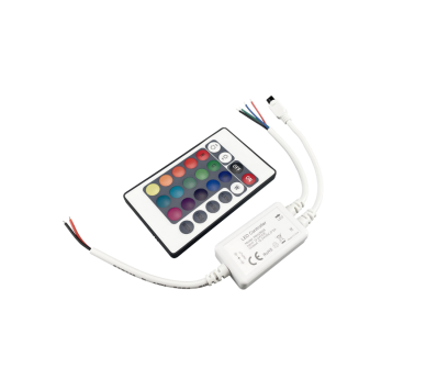 RGB LED ΕΛΕΓΚΤΗΣ 6A 72W/12V 144W/24V ΜΕ ΤΗΛΕΧΕΙΡΙΣΤΗΡΙΟ