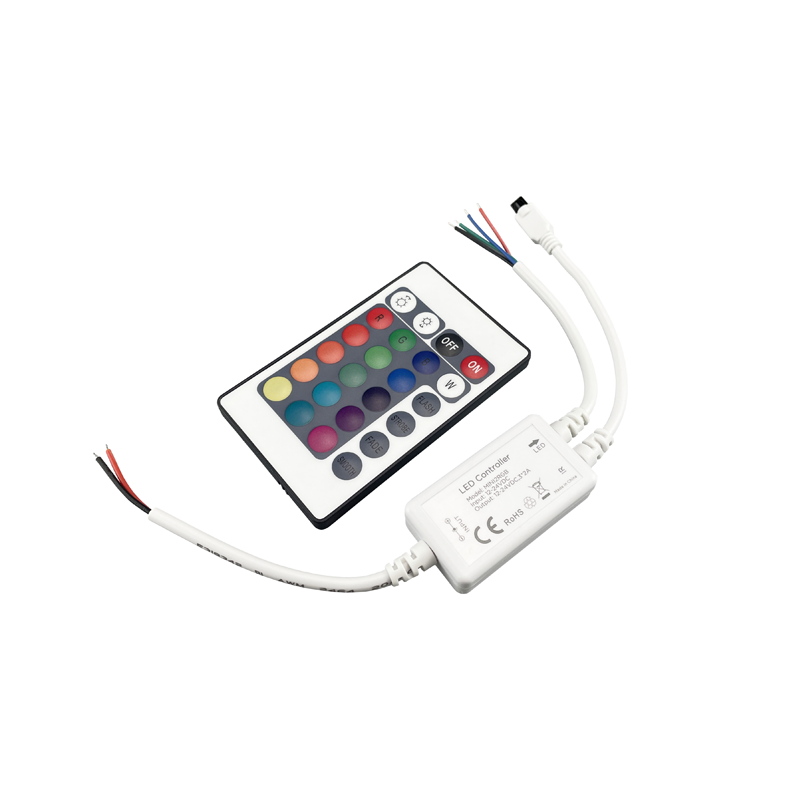 RGB LED ΕΛΕΓΚΤΗΣ 6A 72W/12V 144W/24V ΜΕ ΤΗΛΕΧΕΙΡΙΣΤΗΡΙΟ