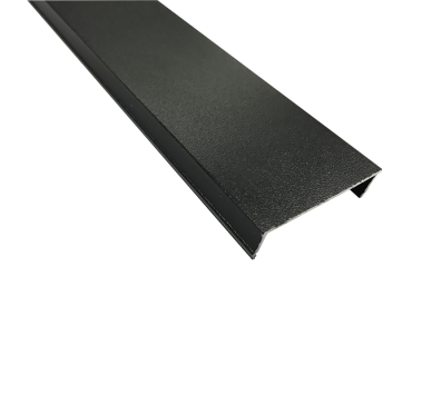 METAL BLACK COVER FOR ALUMINUM PROFILE P240 2.5m/pc