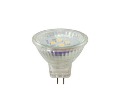 LED SMD G4 MR11 2,5W 4000K 12V AC/DC 210LM RA80 30000H 120° GLASS