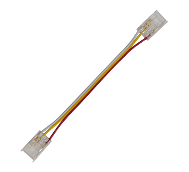 CONNECTOR FOR COB CCT STRIP 10mm PCB WIDTH-3 WIRES IN THE MIDDLE