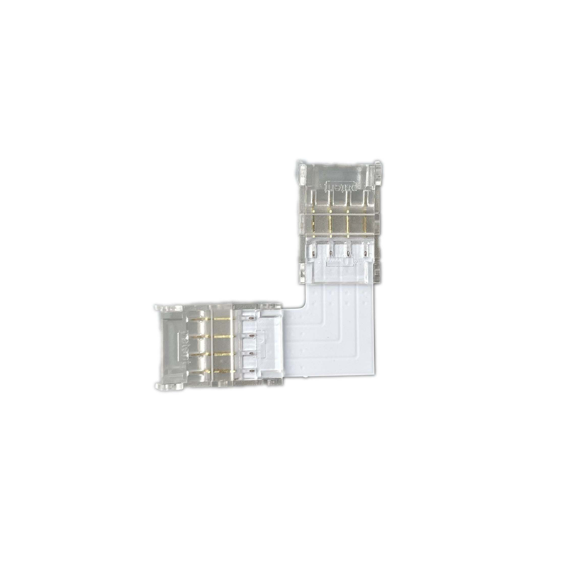 ΣΥΝΔΕΣΜΟΣ 90° ΓΙΑ 10mm SMD RGB 5050 LED ΛΩΡΙΔΑ