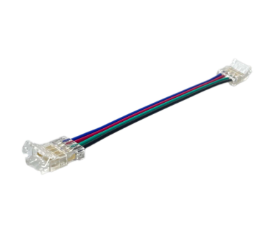 ΕΝΔΙΑΜΕΣΟΣ ΣΥΝΔΕΣΜΟΣ ΜΕ ΚΑΛΩΔΙΟ ΓΙΑ 10mm RGB COB ΛΩΡΙΔΑ LED