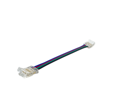 ΕΝΔΙΑΜΕΣΟΣ ΣΥΝΔΕΣΜΟΣ ΜΕ ΚΑΛΩΔΙΟ ΓΙΑ 10mm SMD RGB 5050 LED ΛΩΡΙΔΑ