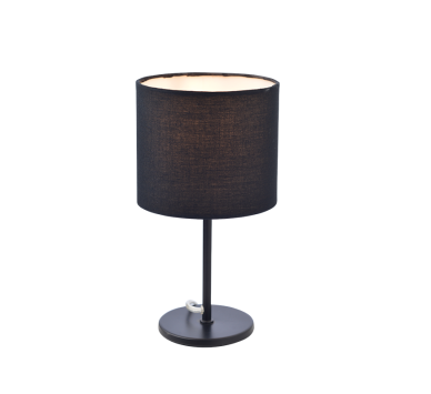 ΠΟΡΤΑΤΙΦ ΥΦΑΣΜΑ ΜΑΥΡΟ 1X40W E14 H28CM ARIOSO