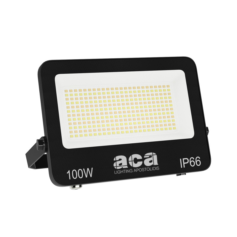ΠΡΟΒΟΛΕΑΣ LED SMD ΜΑΥΡΟΣ 100W 3CCT 10000LM 185-265V RA>80 IP66