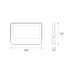 ΠΡΟΒΟΛΕΑΣ LED SMD ΜΑΥΡΟΣ 100W 3CCT 10000LM 185-265V RA>80 IP66