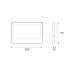 ΠΡΟΒΟΛΕΑΣ LED SMD ΛΕΥΚΟΣ 150W 3CCT 15000LM 185-265V RA>80 IP66