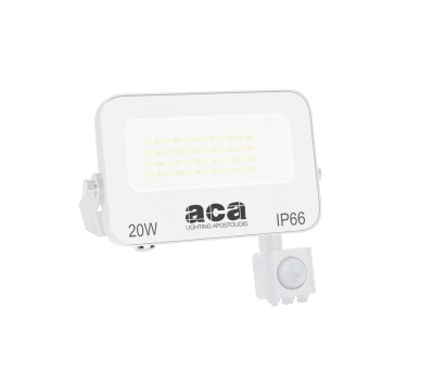 ΠΡΟΒΟΛΕΑΣ LED SMD ΛΕΥΚΟΣ ΜΕ ΑΙΣΘΗΤΗΡΑ 20W  3CCT 2000LM 185-265V RA>80 IP66