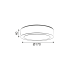Υ/Κ ROUND W  CEIL. LED SLIM PANEL 14W 6000K 990Lm 230V Φ172 Ra80