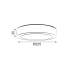 NETTO ROUND W  CEIL LED DIM SLIM PANEL 20W 3000K 1440Lm 230V Φ225