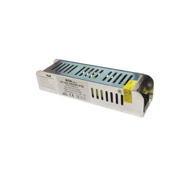 METAL CV LED DRIVER 80W 230V AC-12V DC 6.67A IP20 WITH TERMINAL