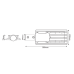 LED STREET LUMINAIRE 150W 15000LM 4000K 120X50˚ CLASS I 230V AC IP66