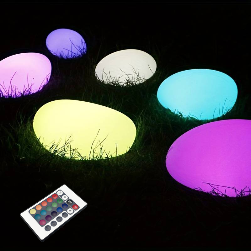 ΗΛΙΑΚΗ/ΕΠΑΝΑΦΟΡΤΙΖΟΜΕΝΗ RGBW LED ΠΕΤΡΑ 26*20*14cm IP54 LiFePO4 1800mAh