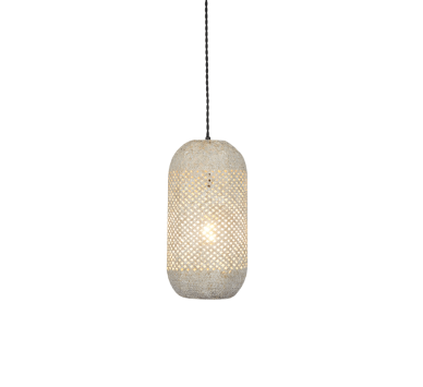ΚΡΕΜΑΣΤΟ Φ/Σ 1ΧΕ27 RATTAN+ΞΥΛΟ D20XH120CM COCONUT