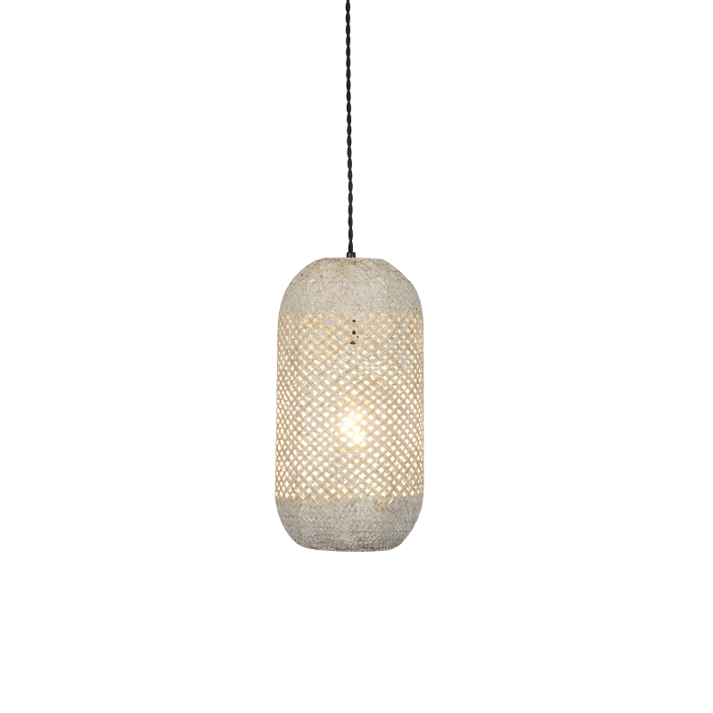 ΚΡΕΜΑΣΤΟ Φ/Σ 1ΧΕ27 RATTAN+ΞΥΛΟ D20XH120CM COCONUT