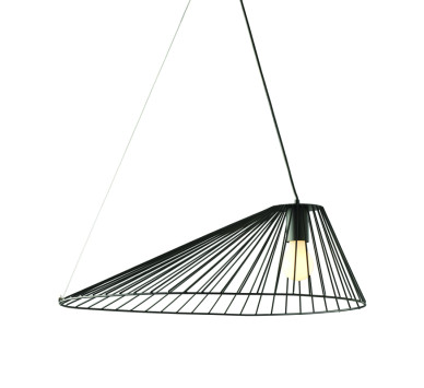 ΚΡΕΜΑΣΤΟ Φ/Σ 1xE27 CAPPELLO ΜΑΥΡΟ ΜΕΤ/ΚΟ 60Χ40X120CM