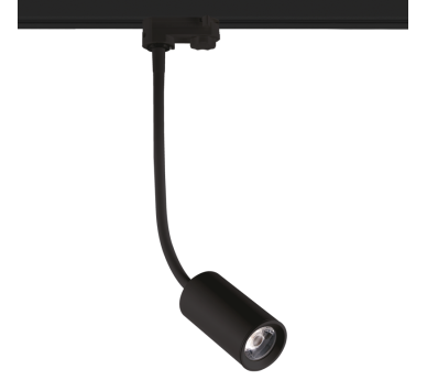 BLACK LED TRACK LIGHT 10W 4000K 4WIRES 24° 900LM 230V Ra80