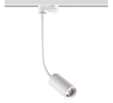 WHITE LED TRACK LIGHT 10W 4000K 4WIRES 24° 900LM 230V Ra80
