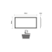 LED PANEL 30W 295X595X32mm 3000K 2790Lm 230V AC Ra80