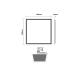 LED PANEL 48W 595X595X32mm 3000K 4600Lm 230V AC Ra80