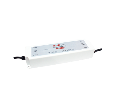 PLASTIC 5YRS CV LED DRIVER 100W 230V AC-12V DC 8.3A IP67 WITH CABLES