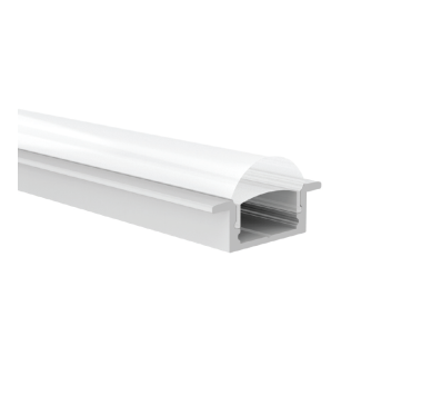 ΥΠΟ ΚΑΤΑΡΓΗΣΗ ESME ALUMINUM PROFILE P101 WITH SEMI-CLEAR 60o PC DIFFUSER 2m/pc