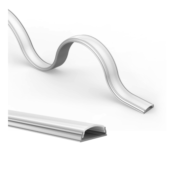 WHIP ALUMINUM PROFILE P114N WITH OPAL PC DIFFUSER 2m/pc