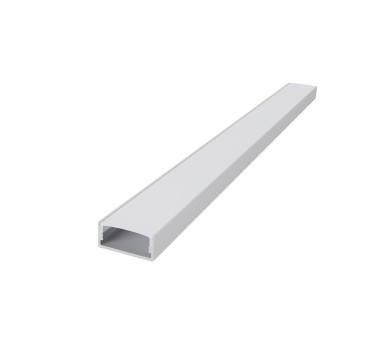 NORM ΠΡΟΦΙΛ ΑΛΟΥΜΙΝΙΟΥ ΜΑΥΡΟ ΜΕ ΟΠΑΛ ΚΑΛΥΜΑ 2m/pc