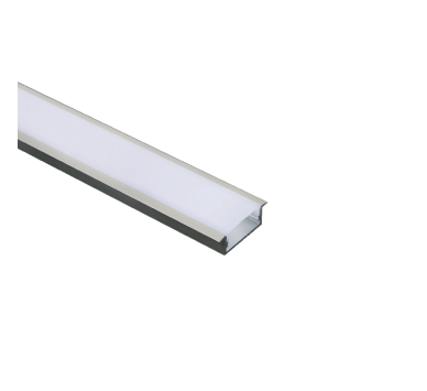 NORM ALUMINUM PROFILE WITH OPAL COVER 2m/pc