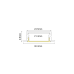 NORM ALUMINUM PROFILE WITH OPAL COVER 2m/pc