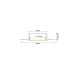 TEXA ALUMINUM PROFILE WITH OPAL PC DIFFUSER 2m/pc