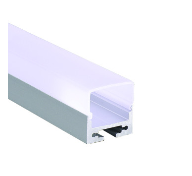 PEND ALUMINUM PROFILE WITH OPAL PC DIFFUSER 2m/pc