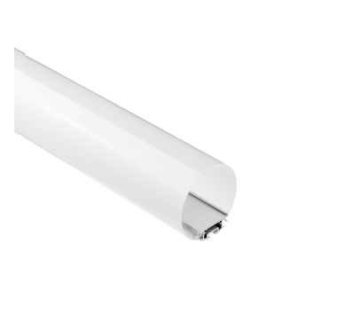 VELOR MINI ΠΡΟΦΙΛ ΑΛΟΥΜΙΝΙΟΥ ΜΕ PC ΟΠΑΛ ΚΑΛΛΥΜΑ Φ60 2m/pc