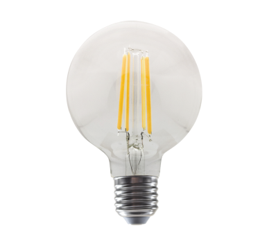 LED FILAMENT E27 G80 10W 4000K 230V AC 1260LM RA80 30000H 360°