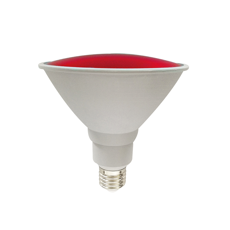 LED SMD E27 PAR38 15W RED 1150LM 230V AC RA80 30000H 110°  IP65