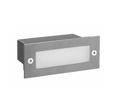LED STEP LUMINAIRE 110X44 G 2W 3000K 90Lm 230V IP54 RA80