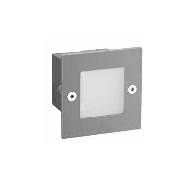 LED STEP LUMINAIRE 70X70 G 2W 6000K 100Lm 230V IP54 RA80
