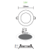 ΛΕΥΚΟ ΣΤΡΟΓΓΥΛΟ LED ΠΑΝΕΛ ΧΩΝΕΥΤΟ 18W 3000K 1700Lm Φ220mm 230V AC Ra80