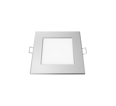 ΝΙΚΕΛ ΜΑΤ ΤΕΤΡΑΓΩΝΟ LED ΠΑΝΕΛ ΧΩΝΕΥΤΟ 6W 4000K 470Lm 118x118mm 230V AC Ra80
