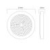  LED ΠΛΑΣΤΙΚΟ Φ/Σ ΠΙΣΙΝΑΣ 20W 6000K 2200LM 110° IP68 12V DC Φ210Χ20mm