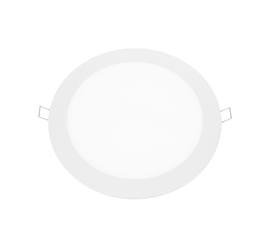 LED SLIM PANEL WHITE ROUND REC. 18W 3000K 1650Lm Φ220 230V AC Ra80