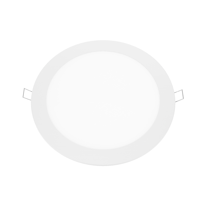 Υ/Κ LED SLIM PANEL WHITE ROUND REC. 18W 6500K 1750Lm Φ220 230V AC Ra80