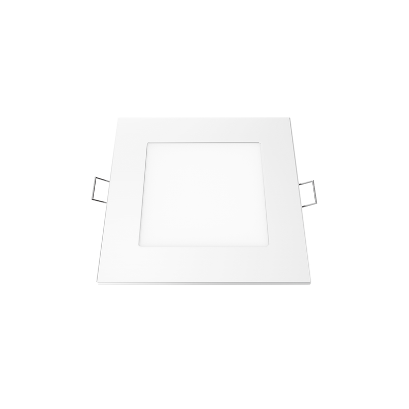 LED SLIM PANEL WHITE SQUARE REC. 6W 3000K 450Lm 118mm 230V AC Ra80