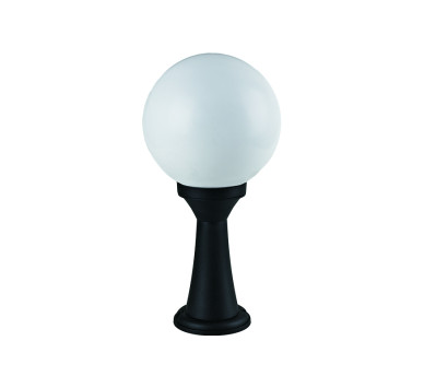 PLASTIC FLOOR GARDEN BLACK LUMINAIRE 41CM Φ200 E27 IP44