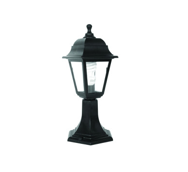 4S PLASTIC FLOOR GARDEN BLACK LUMINAIRE 40,5CM E27 IP44