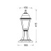 ΥΠΟ ΚΑΤΑΡΓΗΣΗ 4S PLASTIC FLOOR GARDEN WHITE LUMINAIRE 40,5CM E27 IP44